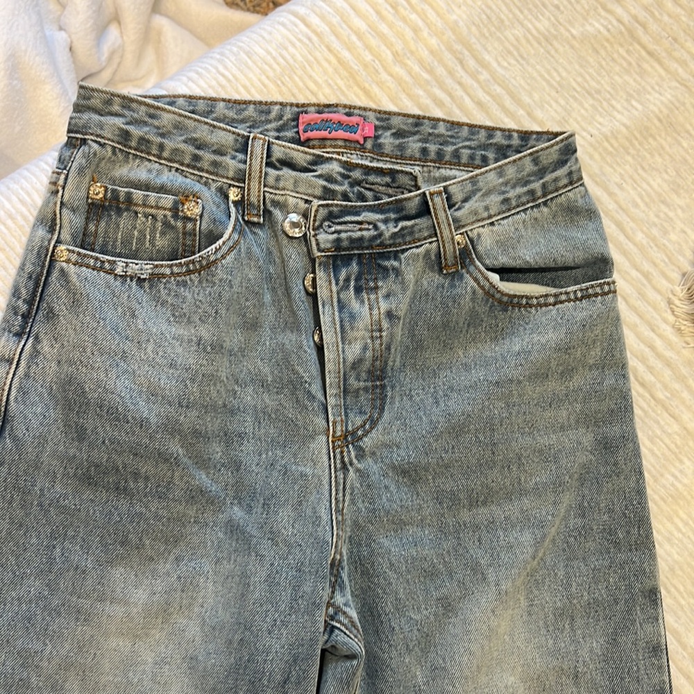 Never worn ediket jeans